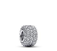 Pandora Anillo en plata de ley Fila Triple Brillante en Pavé 792820C01