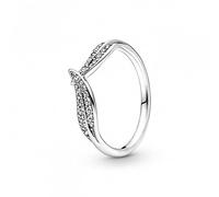 PANDORA Anillo en plata de ley Hojas Brillantes 199533 C01 52 MUJER