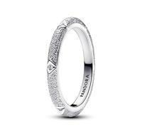 Pandora Anillo en plata de ley Textura y Gemas 193322C01 talla 54 EU, para Mujer