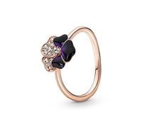 PANDORA Anillo Flor Pensamiento Morado 180764 C01 54 MUJER