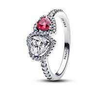 Pandora Anillo Halo Corazones 193662C01 58