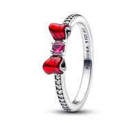 PANDORA Anillo de plata para mujer, diseño de princesa Disney Blancanieves 193652C01, 58/18,5, Plata de ley, Piedra mixta