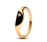 Pandora Anillo Me Mitad Sello Esmaltado en Plata de Ley | 60
