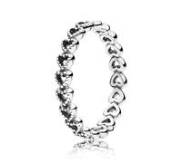Pandora Anillo Alianza de Corazones en Plata de Ley | 60