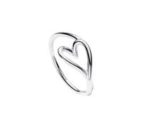 Pandora Anillo para Mujer con corazón pequeño, Plata 194361C00, 58/18,5, Plata esterlina, No es una Piedra Preciosa