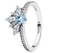 Pandora Anillo para Mujer Disney Frozen Reina Elsa Tiara Plata 194134C01, 56/17,8, Plata de, Cristal Circonia cúbica