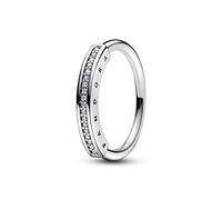 PANDORA Anillo Signature I-D Pavé 192283 C01 56 MUJER
