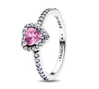 Pandora Anillos Anillo Corazón Elevado Lila 198421C12