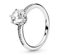 Pandora Anillos Anillo Corona resplandor transparente 198289CZ