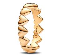 Pandora Anillos Anillo Fila de Corazones 163427C00