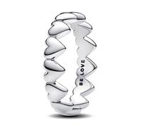 Pandora Anillos Anillo Fila de Corazones 193427C00