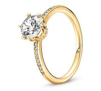 Pandora Anillos Anillo Solitario Corona Brillante Transparente 168289C01
