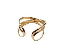 Pandora - Anillos apilables de forma orgánica - Accessories - Mujer - Amarillo - 52 MM -