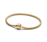 Pandora Barrel Clasp Snake Chain Bracelet 563390C00, 20 cm, Oro amarillo, Sin gemas