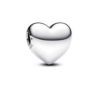 Pandora Be Love Engravable 793440C00 - Abalorio con forma de corazón grande, talla única, Plata esterlina, No es una piedra preciosa