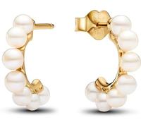 Pandora Timeless Anillo chapado en oro rosa de 14 quilates con cristal negro, talla 52