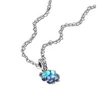 Pandora Blauer Murano-Glas Elefanten Charm-Anhänger 793339C01 Colgante