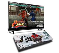 Pandora Box Arcade con Doble Joystick. Consola Retro Full HD con 10000 Juegos 2D/3D, WiFi, Sonido Mejorado, LED, USB y Tarjeta SD. Máquina Recreativa para TV y Monitores