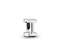 Pandora Buchstabe I Alphabet -Charm 797463 Colgante | Plata de ley, joyería para mujer con caja de regalo, compatible con Pandora Moments
