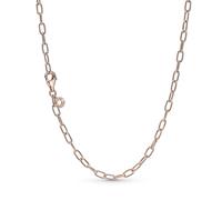 Pandora Cadena de Eslabones con un recubrimiento en oro rosa de 14k 389410C00 50