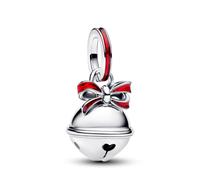 Pandora Campana navideña colgante de plata de ley 794246C01