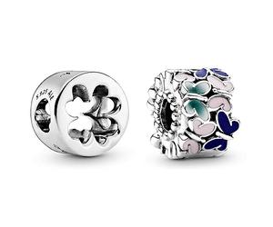PANDORA Charm 797868 mujer plata & Clip 797863ENMX mujer plata esmalte