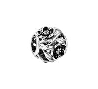 Pandora - Charm Abierto de Flores - Accessories - Mujer - Gris - ONE SIZE -