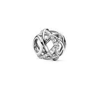 Pandora Charm calado en plata y circonitas 791388CZ