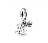 PANDORA Charm Colgante 15 Cumpleaños 799540 C01 TALLA ÚNICA MUJER