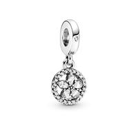 Pandora Charm Colgante Círculo de Copos de Nieve Brillantes 799222C01