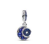Pandora Charm Colgante en plata de ley Luna Brillante Giratoria 792979C01