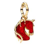 Charm colgante Pandora ME 764431C01 caballo rojo