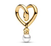 PANDORA Charm De Joyería Color Dorado Corazón Enrollado 764138C01