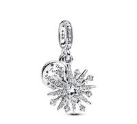 Pandora Charm Doble Colgante Fuegos Artificiales Brillantes 793512C01