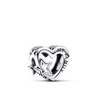 Pandora Charm en plata de ley Corazón en Filigrana Familia & Estrella 792829C00