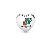 PANDORA Charm en plata de ley Corazón Playa Española 792015 E032 TALLA ÚNICA MUJER