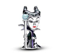 PANDORA Moments Disney Villains Maléfique Charm en Argent Sterling Compatible Moments 793423C01, Taille Unique, Argent Sterling, Pas de gemme