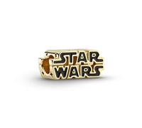 Pandora Charm Logo Shine Star Wars 769247C01 unisex, 13.7 mm, Plata esterlina, Circonita cúbica