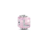 Pandora Charms Charm Cubo Amor Cristal de Murano Rosa 794433C01