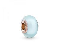 Pandora Charm de Cristal de Murano Azul Mate en Azul