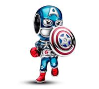 Pandora Charms Charm Capitán América de Los Vengadores de Marvel 793129C01