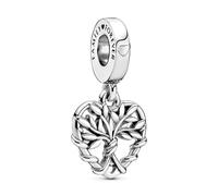 Pandora Charm Colgante Árbol Genealógico de Corazón en Plata de Ley