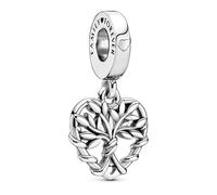 Pandora Charm Colgante Árbol Genealógico de Corazón en Plata de Ley