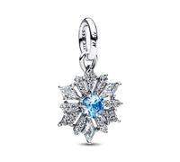 PANDORA Moments 794209C01 - Colgante de plata de ley con cristales de imitación y circonitas, diseño de Elsa Frozen