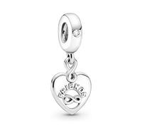 Pandora Charm Colgante Corazón Amigos Para Siempre en Plata de Ley