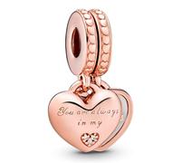 Pandora Charms Charm Colgante Dividido You're Always in My Heart (Siempre en mi corazón) 782072EN23