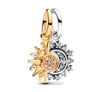 Pandora Charm Colgante Divisible Sol Y Luna