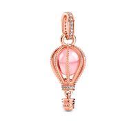 Pandora Charm Colgante Globo Aerostático Rosa Brillante con Circonitas Cúbicas en Rosa
