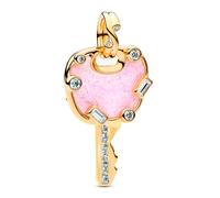 Pandora Charms Charm Colgante Grande Llave Amor Rosa Opalescente 764349C01