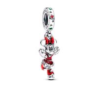 PANDORA Moments 793530C01 - Colgante de plata de ley, diseño de Minnie Mouse, Rot, Plata de ley, Cristal artificial.